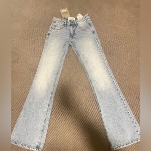Brand new Stradivarius low rise flare jeans